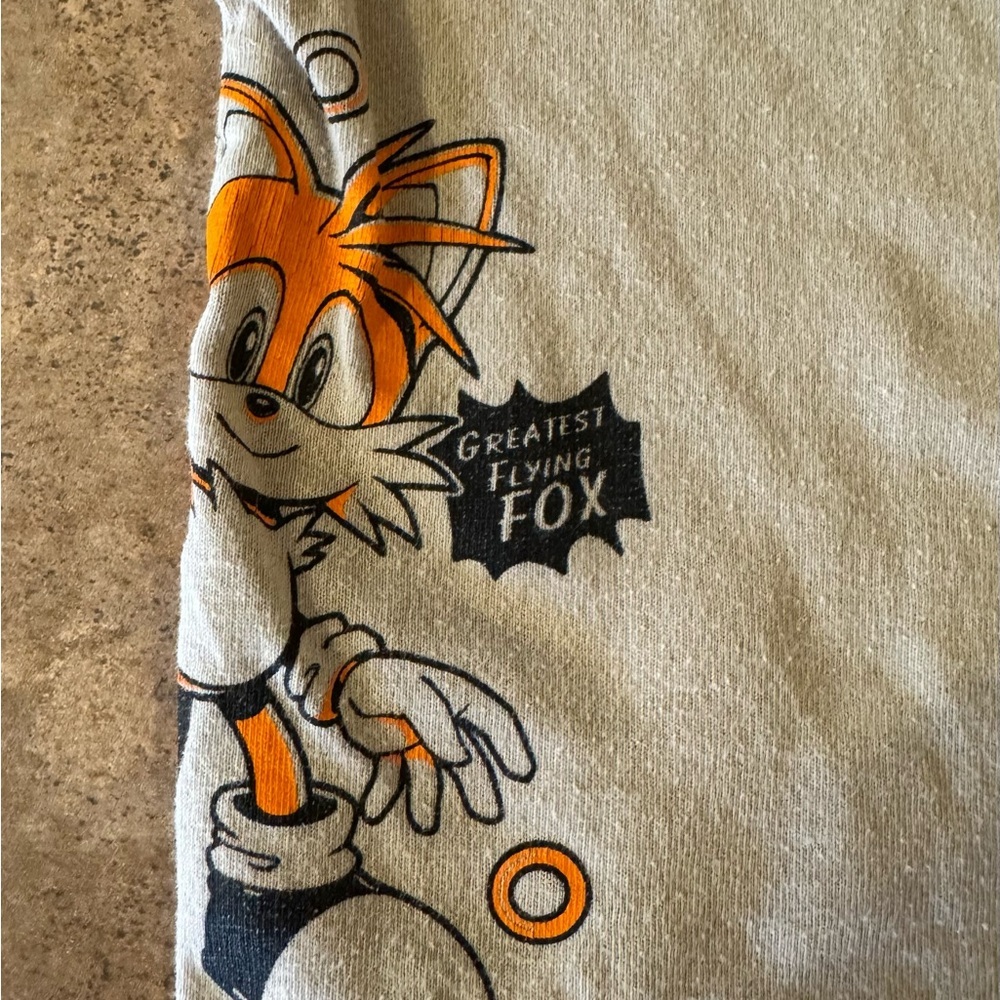 Sega Sonic the Hedgehog Kids Graphic Short Sleeve T-Shirt, Youth Size Small 5/6 - Picture 5 of 6